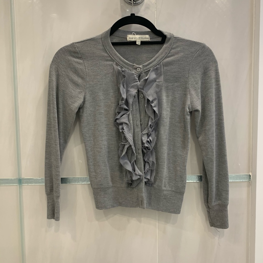 ADORABLE GREY SWEATER FOR GIRLS